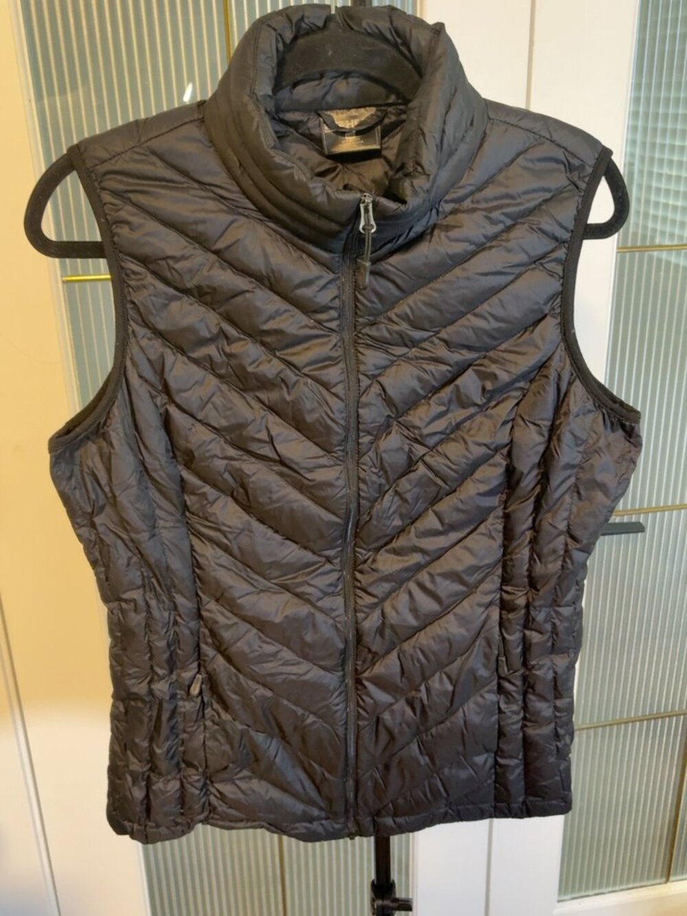 32 Degrees Heat Women’s Large Black Lightweight Quilted Puffer Vest